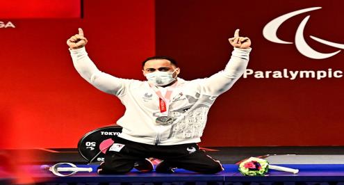 الميدالية الثالثة.. عطية يحصد فضية رفع الأثقال في بارالمبياد طوكيو